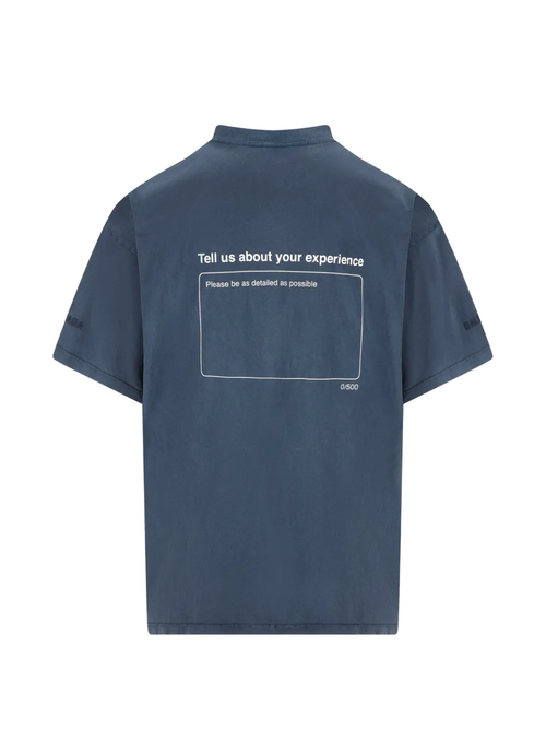 BALENCIAGA - Men Twisted Crew Neck T-Shirt