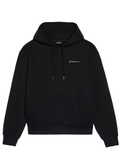 Jacquemus Signature Embroidered Logo Hoodie in Black